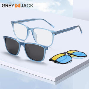 Gafas de Sol Grises Jack con Armazón TR, Protección UV400, Polarizadas, Anti Luz Azul, Estilo Femenino C1, Azul Mate - Product Image 2
