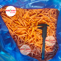 Distribuer en gros en vrac nouvelle saison de récolte IQF carottes déchiquetées congelées