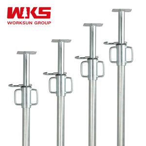 Puntal de Acero Ajustable para Andamios de Construcción, Puntal Acrow Ajustable Galvanizado para Soporte de Placa de Apuntalamiento - Product Image 3