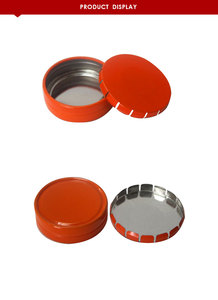 25 мл, мини-жестяная металлическая жестяная коробка 55*18, щелчок для таблеток, мятных конфет, косметическая упаковка, маленькие банки - Product Image 6