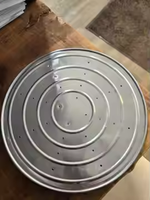 Assiettes en aluminium perforées rondes de 11,5 pouces pour machine distributrice de pizzas