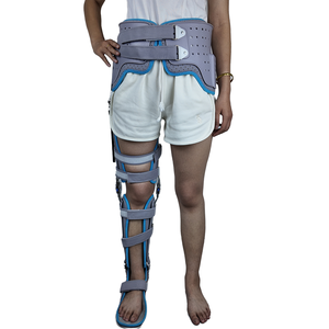 Chất lượng cao dành cho người lớn chi dưới chỉnh hình Immobilizer Brace có thể điều chỉnh thoải mái hip đầu gối mắt cá chân chân orthosis phục hồi chức năng - Product Image 3