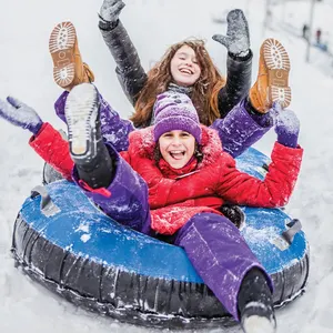 带盖内管硬底充气雪橇和重型雪管