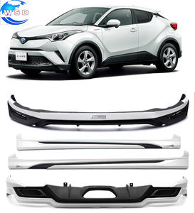 Kit Carrozzeria Paraurti Anteriore e Posteriore Lip per <span class=keywords><strong>Toyota</strong></span> CHR 2018 <span class=keywords><strong>CH</strong></span>-<span class=keywords><strong>R</strong></span> 2019 Set Completo Minigonne Laterali Accessori Esterni Auto - Product Image 3