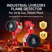 Détecteur de flamme UV/IR antidéflagrant pour entrepôt industriel avec double sortie relais
