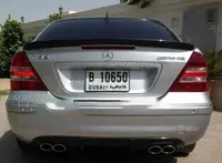 Pour mercedes-benz classe C W203 C180 C200 C260 C320 2001-2006 aileron arrière aile carrosserie Kit voiture coffre arrière becquet voiture accessoires