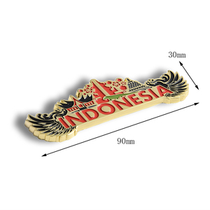 Irregular Customized Indonesia Metal Gift Tourist Souvenir Fridge Magnet - Product Image 5