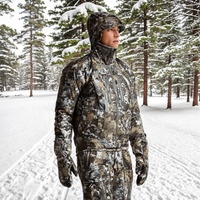 Veste d'Extérieur Jungle Chasse Safari Pêche en Tissu Trois Couches Imprimé Aérolite pour Hommes