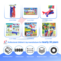 Jouet fusée Chengji pour enfants de 5 ans, fusée volante à propulseur manuel pour l'extérieur, interaction parent-enfant, jouet fusée à glisse ascendante