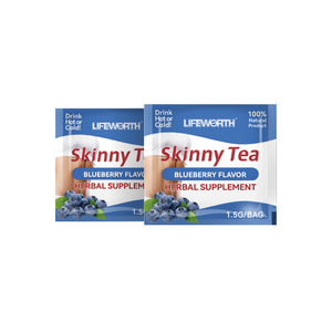 Lifeworth Private Label Sachet de thé détox à base de plantes 28 jours infusé aux vitamines pour adultes Emballage en boîte - Product Image 2