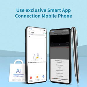 Mini <span class=keywords><strong>Dictaphone</strong></span> Portable 32 Go avec IA, Enregistreur Vocal Numérique IC, Lecteur MP3, pour Réunions et Affaires - Product Image 4