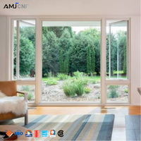 Ventanas y Puertas de Aluminio AMJ con Triple Acristalamiento Low-E y Rotura de Puente Térmico para Uso Residencial - Suministro Directo de Fábrica