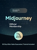 Abonnement Premium Midjourney MJ Exclusif V6 Compte Partagé Service de Dessin