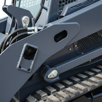 Mini-chargeuse compacte diesel V1100 EPA de Chine pour la construction agricole