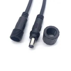 Benutzer definierter IP68 DC-Netz stecker 5521 5525 Wasserdichtes Anschluss kabel