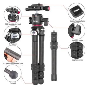 หัวบอลขาตั้งกล้องและ U-<span class=keywords><strong>120</strong></span>ขนาดเล็กทำจากคาร์บอน MT-28ไฟเบอร์รุ่นใหม่สำหรับกล้อง DSLR มาร์ทโฟน - Product Image 5