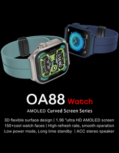 热销 OA88 运动智能手表 3D 灵活设计 低功耗 AMOLED 屏幕 长时间待机 兼容 Android IOS 硅胶 - Product Image 3