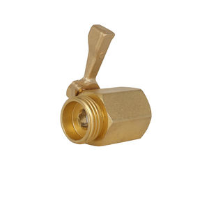 Vanne de connecteur en laiton pour l'<span class=keywords><strong>arrosage</strong></span> du <span class=keywords><strong>tuyau</strong></span>, valve d'arrêt femelle - Product Image 1