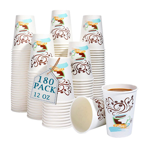 Venta al por mayor desechable doble pared 8oz 12oz Kraft PLA papel tazas de café biodegradables para llevar caliente logotipo personalizado - Product Image 6