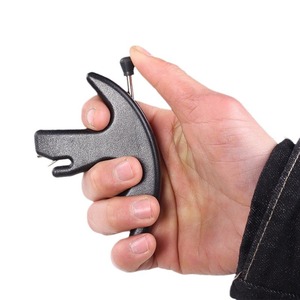 Empuñadura de plástico para arcos y flechas con cuerda de anillo en D, equipo de tiro ambidiestro - Product Image 5