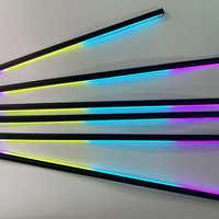 Vente en gros de lumières LED ambiante intérieures pour voiture, 64 couleurs, éclairage d'ambiance universel pour voitures à 64 couleurs