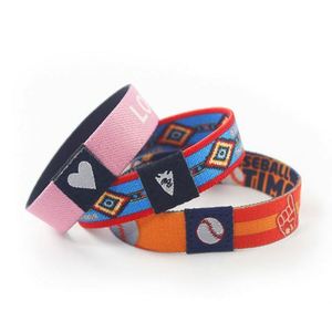 Bracelet RFID NFC réversible écologique personnalisé, imprimé par transfert thermique, bande élastique pour adultes, bracelets promotionnels - Product Image 2