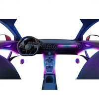 Pour Audi TT, éclairage d'ambiance intérieur, éclairage de bienvenue Yunbao pour voiture, contrôlé par application, 12V, garantie 96 mois, pièces de montage OLIVER