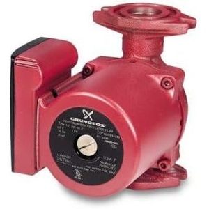 Pompe de circulation industrielle Grundfos Super Brute 1/6 CV 3 vitesses pour traitement de l'eau en fonte rouge - Product Image 1