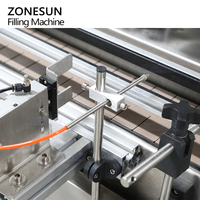 ZONESUN ZS-VTGZ400 automatique de table 4 têtes débordement whisky rhum Gin vin brillant bouteilles niveau liquide Machine de remplissage