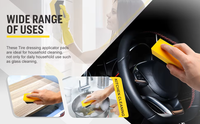 Éponge de polissage pour roues de voiture en forme de U - Matériau polyester EVA, forte absorption des taches, absorption d'eau, nettoyage et detailing automobile