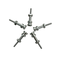Vis à épaule multi-étages en acier inoxydable 304 non standard, goupille de positionnement à tête hexagonale, fixation usinée par tournage CNC