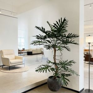 <span class=keywords><strong>ต้น</strong></span>ไม้ปลอมฟิโลเดนดรอนแบบกระถาง ดีไซน์พิเศษจากนิฟลอรัล ขนาด 220 ซม. คุณภาพพรีเมียม เหมาะสำหรับตกแต่งสำนักงาน โรงแรม โชว์รูม - Product Image 3