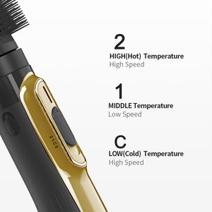 Brosse sèche-cheveux one step, brosse à <span class=keywords><strong>Air</strong></span> chaud pour sécher les cheveux, volumateur, fers négatifs multifonctions 4 en 1 - Product Image 4