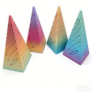 Exquisite Unisex Fidget Printed Toys Decompression Toy Birthday Gift Spiral 3D Print Cone - Product Image 4