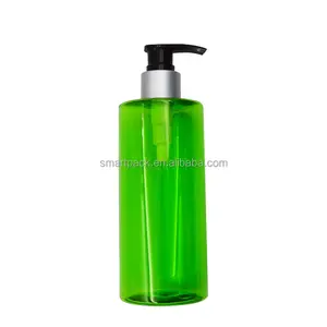 Hot sale customized 300ml plastic bottle cylinder round empty bottle for lotion or hair care product container