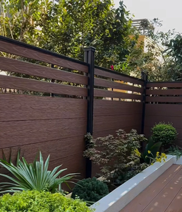 Clôture de jardin en composite bois-plastique (WPC) durable et stable <span class=keywords><strong>pour</strong></span> l'extérieur, revêtement de clôture <span class=keywords><strong>pour</strong></span> la protection de la vie privée - Product Image 6