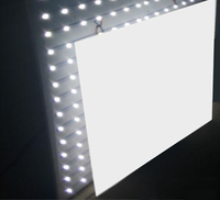 Plaque diffuseur de lumière en PMMA découpée au laser de haute qualité, épaisseur 2 mm, en acrylique