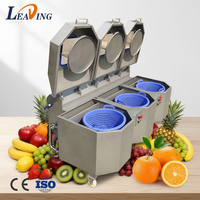 Machine de lavage automatique industrielle à bulles d'ozone pour légumes et fruits, nettoyeur commercial de salades et légumes à feuilles, machine de nettoyage