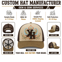 Casquette Trucker Personnalisée avec Motif Artistique Imprimé, Logo de Votre Marque, Broderie 3D en Relief, Dos en Maille, Casquette Graphique par Sublimation, Fabricant OEM ODM