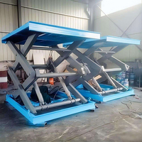 Plateforme élévatrice à ciseaux électrique fixe Xinchaoyue, hauteur de levage maximale 15 m, plateforme 2 m x 2 m, capacité de charge 3000 kg pour 4 personnes