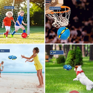 Accesorios Interactivos Ecológicos para Perros, Juguetes para Perros para Deportes al Aire Libre, Juguetes Masticables para Perros, Pelotas Mágicas Voladoras UFO, Plástico Ecológico - Product Image 5