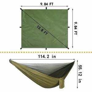 Hamacs portables <span class=keywords><strong>hamac</strong></span> de camping avec bâche anti-mouche et <span class=keywords><strong>moustiquaire</strong></span> avec arbre Stra - Product Image 6