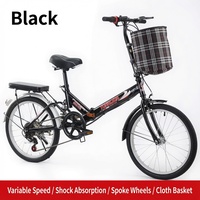 Vélo pliant pour homme adulte de 20 pouces à 6 vitesses, amortissant, idéal pour le cyclisme urbain et les trajets quotidiens – Vente en gros et sur mesure