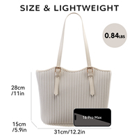 NOHOO Offre Spéciale grande capacité luxe femmes sac fourre-tout couleur unie Simple sac à bandoulière
