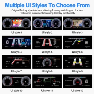 NaviHua LCD Dashboard Upgrade <b>for</b> Audi A6 A7 2013-2018 <b>Car</b> <b>Digital</b> Cluster Auto <b>Speedometer</b> Linux System Carplay - Product Image 4