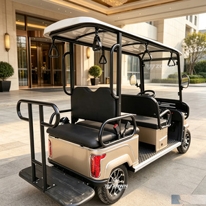 Voiturette de golf électrique sur mesure pour 4 personnes, faible bruit, zéro émission, batterie lithium-ion, pour hôtel, campus, navette communautaire - Product Image 1