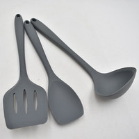 Stock de gros de produits finis, lot de 10 ustensiles de cuisine antiadhésifs, ensemble d'ustensiles de cuisine en silicone