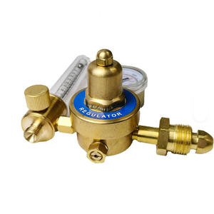 Régulateur d'argon en laiton MIG TIG Débitmètre de contrôle de la pression de soudage Dispositif de réduction de pression Type de gaz CO2 Débitmètre - Product Image 5