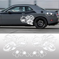 Autocollants universels imperméables en forme de nid d'abeille pour carrosserie de voiture, décoration automobile, logo personnalisé, design original