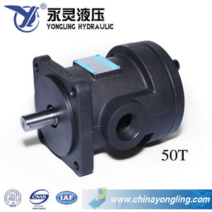 Pompe hydraulique Yongling Hydraulics 50T à déplacement fixe, pompe à palettes à montage par bride pour machines industrielles légères - Product Image 3